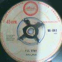 I Cried A Tear/I'll Stay-John Holt-Island Records-7"-VG - Thumbnail 1