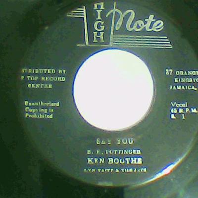 Say you/smokey place-ken boothe/lyn taitt & the jets-high note records-7"-vg