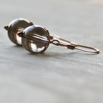 Smoky earrings