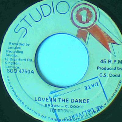 Love in the dance/part 2-jim brown-studio 1 records-7
