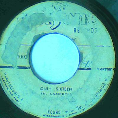 Only sixteen/baby-the heptones-coxsone records-7"-good