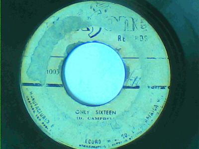 Only sixteen/baby-the heptones-coxsone records-7"-good