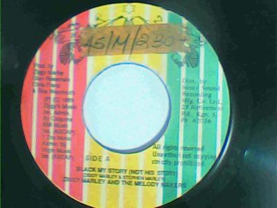 Black my story/powercut-ziggy marley & the melody makers-rita marley records-7"-vg