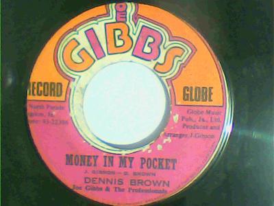 Money in my pocket/version-dennis brown-joe gibbs records-7"-vg