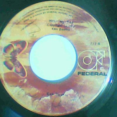 Missing you/second chance-ken boothe-federal records-7"-good