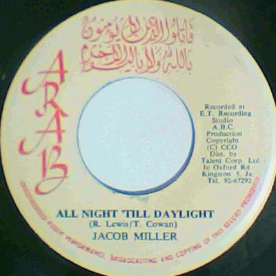 All night till daylight/greater light dub-jacob miller-arab records-7"-vg