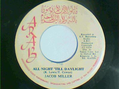 All night till daylight/greater light dub-jacob miller-arab records-7"-vg