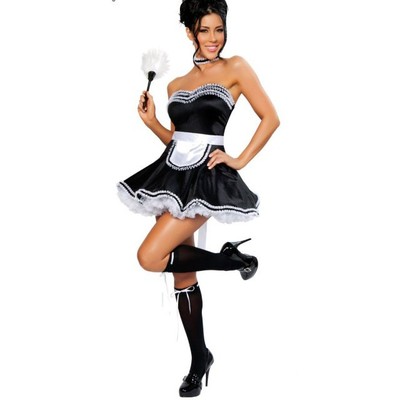Fifi strapless french maid costume