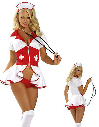 Pin-Up Naughty Nurse Costume