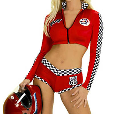 Speed queen racer girl costume