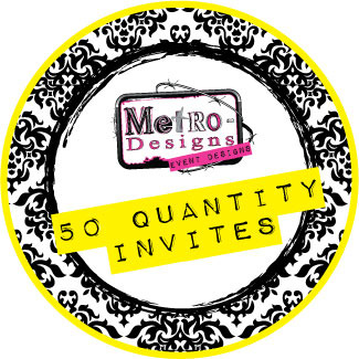 Buyer Choice - 50 qty Printed 4x6 Invitations