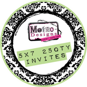 Buyer Choice - 25 qty Printed 5x7 Invitations