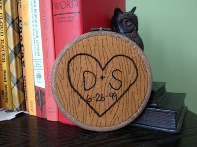 "custom" heart in tree