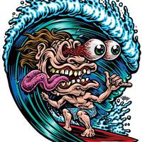 SURF FREAK sticker - Thumbnail 1