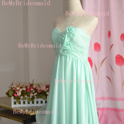 Knee length bridesmaid dresses /mismatch mix match /mint green / dresses / bridesmaid / party dress/ wedding dress/ bride ( color #81)