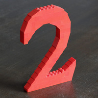 LEGO Number 2 (Times) - Thumbnail 1