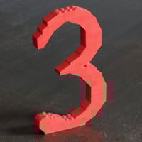 LEGO Number 3 (Times) - Thumbnail 1