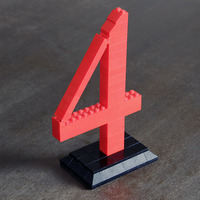 LEGO Number 4 (Times) - Thumbnail 1