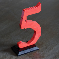 LEGO Number 5 (Times) - Thumbnail 1