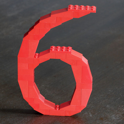 LEGO Number 6 (Times)