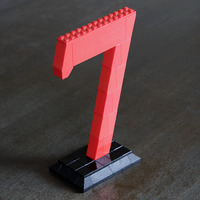 LEGO Number 7 (Times) - Thumbnail 1