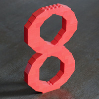LEGO Number 8 (Times) - Thumbnail 1