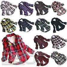  button down casual lapel shirt plaids checks flannel shirt