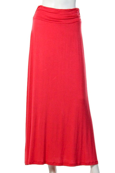  Coral Maxi Skirt 