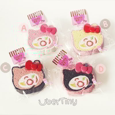 Rare* sanrio jumbo hk fruit roll cake squishy (licensed) - Thumbnail 1