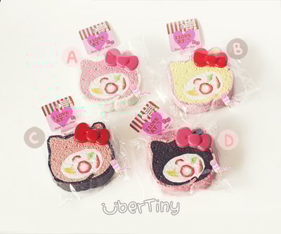 Rare* Sanrio Jumbo HK Fruit Roll Cake Squishy (licensed)