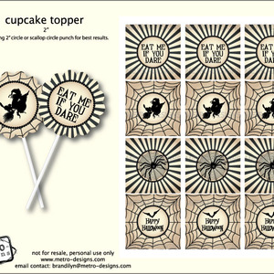 Spooky halloween - favor tags - Thumbnail 3