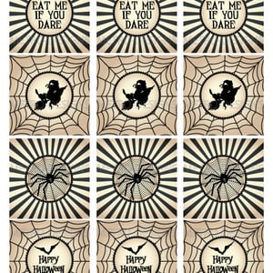 Spooky Halloween - Favor Tags