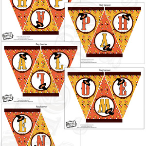 Halloween banner- digital file - Thumbnail 2