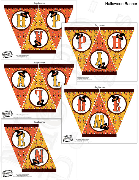 Halloween Banner- Digital File