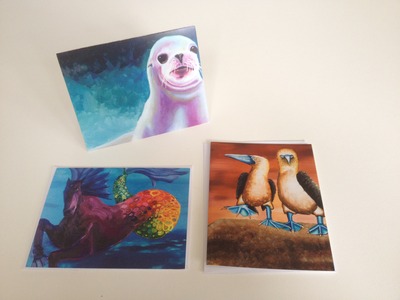 Greeting Card Set "Creatures"