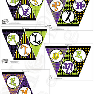 Halloween banner- digital file - Thumbnail 2