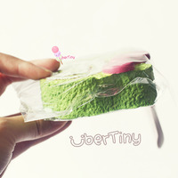 Rare* Jumbo Sanrio HK Cream Roll Cake Squishy (licensed) - Thumbnail 2