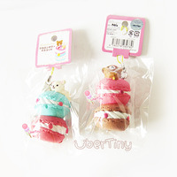 (2010) Rare* Rilakkuma Stacked Macaron Tower Squishy (Licensed) - Thumbnail 1