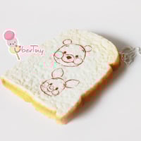 Jumbo Plus Piglet Toast Squishy (scented) - Thumbnail 3