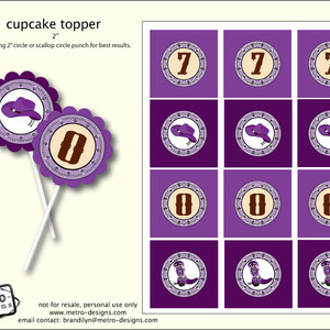 Cowgirl Birthday - Favor Tags