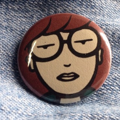 Daria pinback button