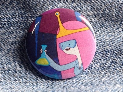 Princess Bubblegum Pinback Button