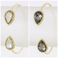 Yasi Crystal Teardrop Cuff - Thumbnail 1