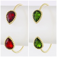 Yasi Crystal Teardrop Cuff - Thumbnail 2