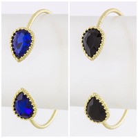 Yasi Crystal Teardrop Cuff - Thumbnail 3