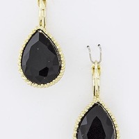Yasi Crystal Teardrop Earrings - Thumbnail 1
