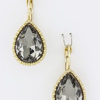 Yasi Crystal Teardrop Earrings - Thumbnail 2