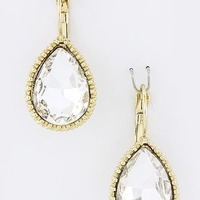 Yasi Crystal Teardrop Earrings - Thumbnail 3