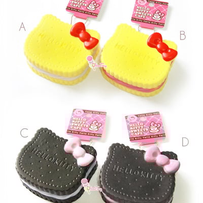 Jumbo hello kitty cream cookie squishy (replica) - Thumbnail 5