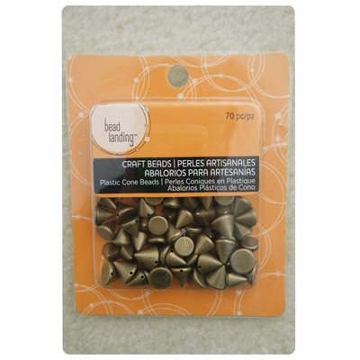 (new with box) antique gold spike beads - Thumbnail 3